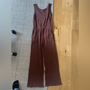 Smash and Tess Sleeveless Jumpsuit in Chocolate Brown